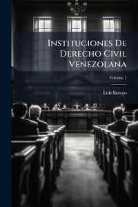 Instituciones De Derecho Civil Venezolana; Volume 1