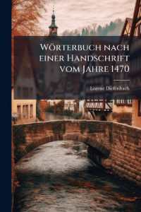 Worterbuch Nach Einer Handschrift Vom Jahre 1470