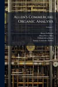 Allen's Commercial Organic Analysis; Volume 7