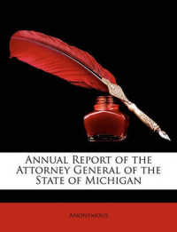 Annual Report of the Attorney General of the State of Michigan