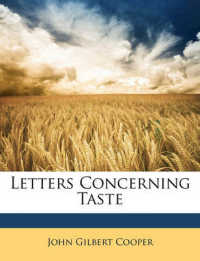 Letters Concerning Taste
