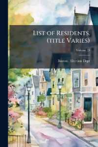 List of Residents. (title Varies); Volume 23