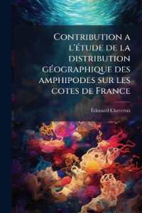 Contribution a l'étude de la distribution géographique des amphipodes sur les cotes de France