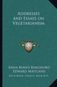Addresses and Essays on Vegetarianism
