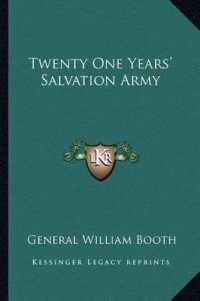 Twenty One Years' Salvation Army