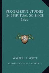 Progressive Studies in Spiritual Science 1920