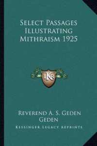 Select Passages Illustrating Mithraism 1925