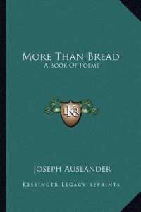 More than Bread : A Book of Poems