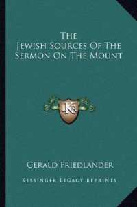 The Jewish Sources of the Sermon on the Mount