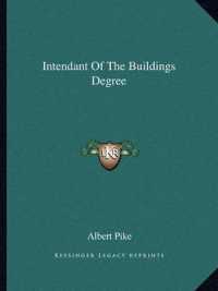 Intendant of the Buildings Degree