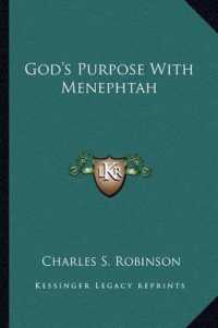 God's Purpose with Menephtah