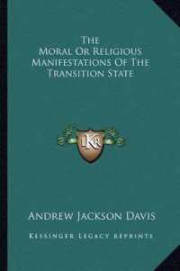 The Moral or Religious Manifestations of the Transition State