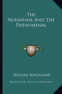 The Noumenal and the Phenomenal