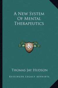 A New System of Mental Therapeutics