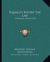 Equality before the Law : A Masonic Perspective