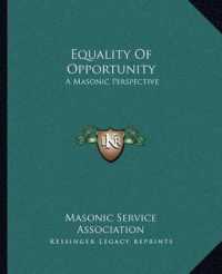 Equality of Opportunity : A Masonic Perspective