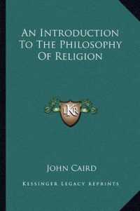 An Introduction to the Philosophy of Religion