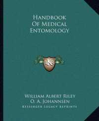 Handbook of Medical Entomology