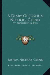 A Diary of Joshua Nichols Glenn : St. Augustine in 1823