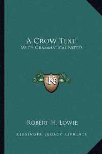 A Crow Text : With Grammatical Notes