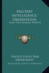 Military Intelligence， Observation : Basic Field Manual Fm30-10