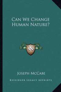 Can We Change Human Nature?