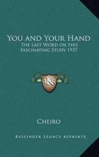 You and Your Hand : The Last Word on This Fascinating Study 1937
