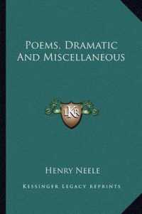 Poems, Dramatic and Miscellaneous