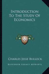 Introduction to the Study of Economics