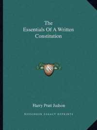 The Essentials of a Written Constitution