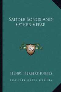 Saddle Songs and Other Verse