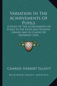 Variation in the Achievements of Pupils : A Study of the Achievements of Pupils in the Fifth and Seventh Grades and in Classes of Different Sizes