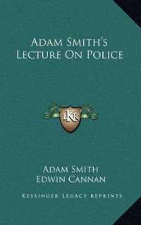 Adam Smith's Lecture on Police