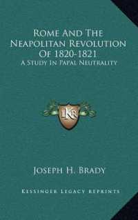 Rome and the Neapolitan Revolution of 1820-1821 : A Study in Papal Neutrality