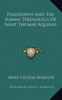 Philosophy and the Summa Theologica of Saint Thomas Aquinas