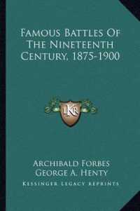Famous Battles of the Nineteenth Century， 1875-1900