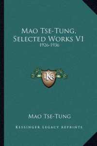 Mao Tse-Tung, Selected Works V1 : 1926-1936