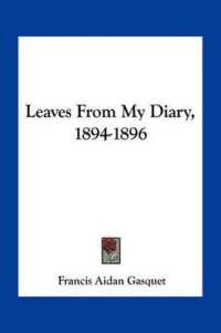 Leaves from My Diary， 1894-1896