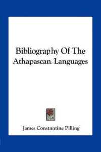 Bibliography of the Athapascan Languages