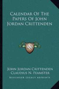 Calendar of the Papers of John Jordan Crittenden