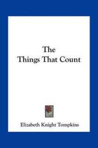 The Things That Count