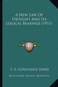 A New Law of Thought and Its Logical Bearings (1911)