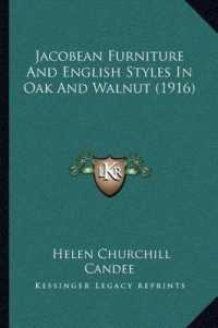 Jacobean Furniture and English Styles in Oak and Walnut (1916)