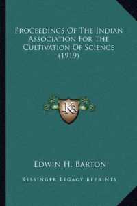Proceedings of the Indian Association for the Cultivation of Science (1919)
