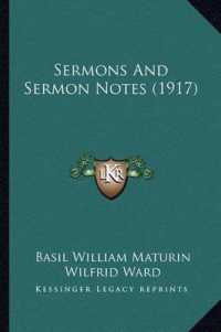 Sermons and Sermon Notes (1917)