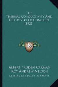 The Thermal Conductivity and Diffusivity of Concrete (1921)