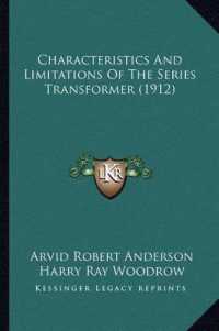 Characteristics and Limitations of the Series Transformer (1912)