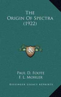 The Origin of Spectra (1922)