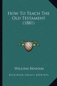 How to Teach the Old Testament (1881)