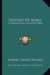Instead of Many : A Theological Treatise (1880)